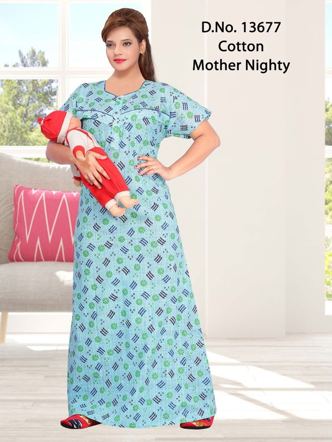 Seven Cross Mother Feeding Nighty Western Catalog